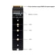 thumbnail image 4 of Tarjeta De Expansión De Unidad De Estado Sólido, Fácil Instalación M Key Plug And Play PCB Wearable Gold Fingers M.2 NVMe SSD Tarjeta Adaptadora Para 2230 2242 SSD, 4 of 7