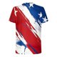 thumbnail image 4 of Tops para hombre, blusas y camisas de manga corta con cuello redondo para hombre, camiseta con cuello redondo y estampado para hombre, blusa informal de poliéster de manga corta a la moda para hombre., 4 of 5
