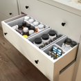 thumbnail image 4 of Simplehouseware Foldable Cloth Storage Box Closet Dresser Drawer Divider Organizer Basket Bins For Underwear Bras, Gray (Set Of 6), 4 of 9