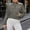 Gray, variant on Women's Mesh Breathable Full Zip Cropped Athletic Jacket, Lightweight Loose Fit Workout Track Top for Spring Summer Outdoor