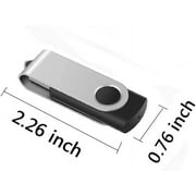 10 Pack USB Flash Drive Free Customized Personalized Logo, Custom Name USB 2.0 Metal Portable Disc, USB Thumb Drive Memory Stick Customized Logo for Company Advertising Individuals(16GB*10PACK)