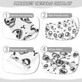 thumbnail image 2 of joogoo Girls' Leggings Skulls Bones Yoga Pants 6T, 2 of 8