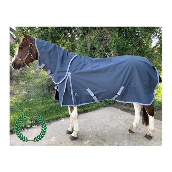 Jacks Heritage Collection 4295-72 350 gm Lining with Boreas Ink Blue Turnout Blanket 1200 Denier