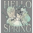 thumbnail image 2 of Boy's Alice in Wonderland Hello Spring  Performance Graphic Tee Charcoal Heather X Large, 2 of 4