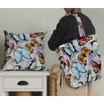 thumbnail image 5 of Soimoi Orange polyester Crepe Fabric Flower & Butterfly Print Fabric by Yard 42 Inch Wide, 5 of 5