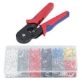 thumbnail image 2 of Ferrule Crimping Tool Kit, Easy Storage Ergonomic Ferrule Crimper Plier Set With Self Adjusting Ratchet For Batteries, 2 of 8