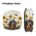 thumbnail image 2 of HELLHERO Sunflower Puppy Rollator Seat Covers Stain Proof for The Elderly Easy to Clean Rollator Walker Seat Back Cover for Elderly, 2 of 7