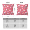 thumbnail image 6 of Wukai Yoga Unicorn Premium Polyester Fleece Pillow Covers with Hidden Zipper Closure,Luxuriously Soft and Durable-24"x24", 6 of 7