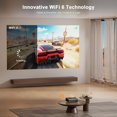 thumbnail image 3 of Proyector de video VOPLLS 4K WiFi Bluetooth 1000 ANSI, 3 of 7