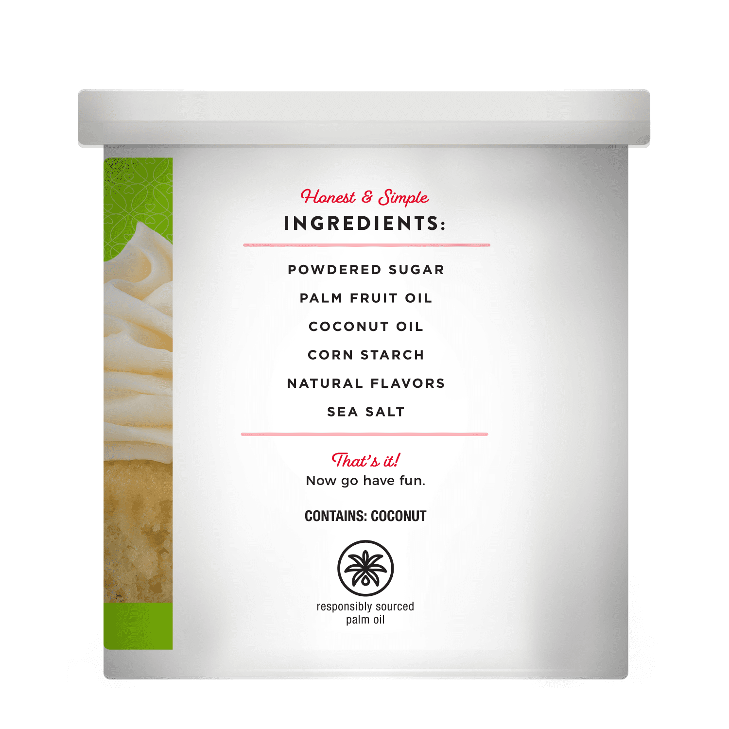 (3 pack) Miss Jones Baking Co. Natural White Cream Cheese Frosting, 11.29oz