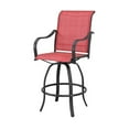 thumbnail image 6 of Patio Festival 5-Piece Outdoor Metal Dining Set in Black/Red, 6 of 9