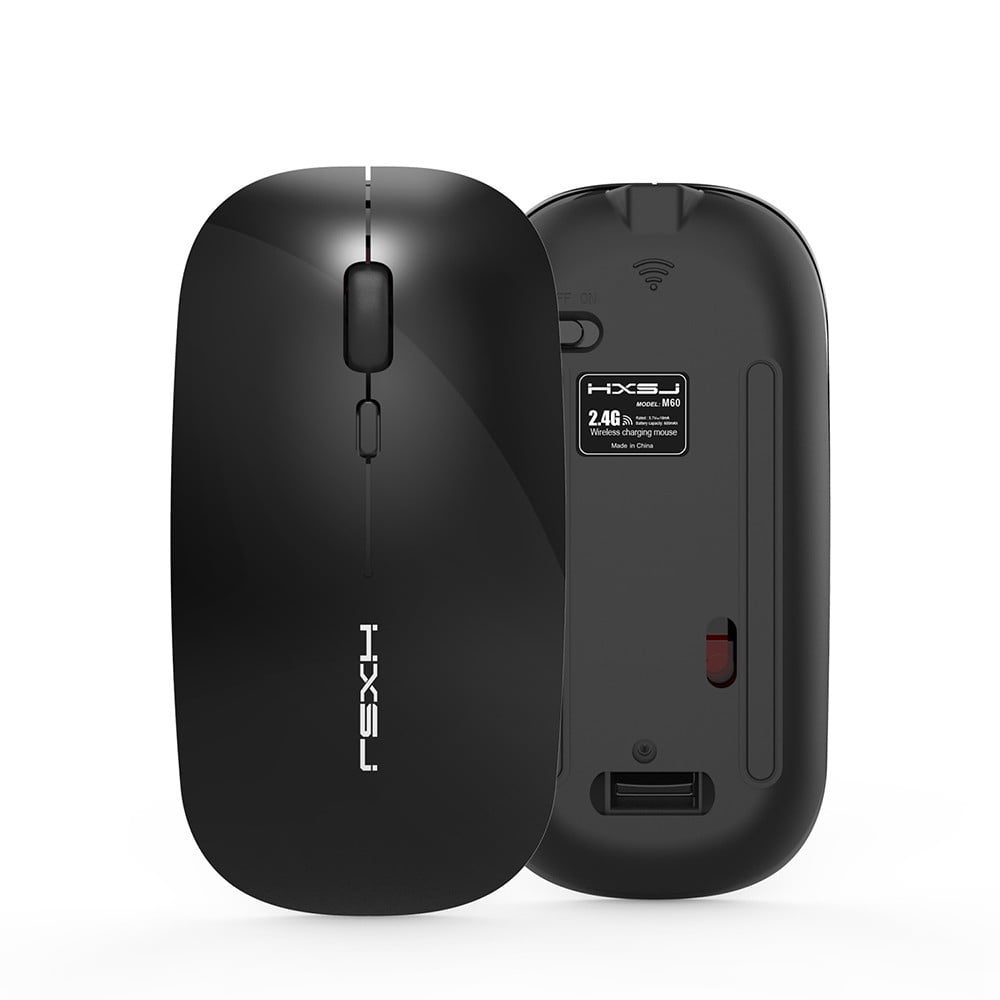 Topcobe M60 2.4G Optical Wireless Gaming Mouse for Home Office, Silent