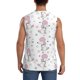 thumbnail image 4 of Balery Cute Poodle Dog Camisetas sin mangas para hombre, absorbe la humedad y protege contra el mal olor.-X-Large, 4 of 7