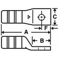 thumbnail image 2 of Abb Installation Products OneHoleLugCmprsnConn,Long,Olive,54 60138, 2 of 2