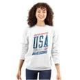 thumbnail image 3 of United States of Awesome Patriotic Sweatshirt for Men or Women Brisco Brands X, 3 of 6