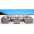 thumbnail image 2 of Living Source International 10-Piece Sectional Seating Set with Cushions in Gray, 2 of 3