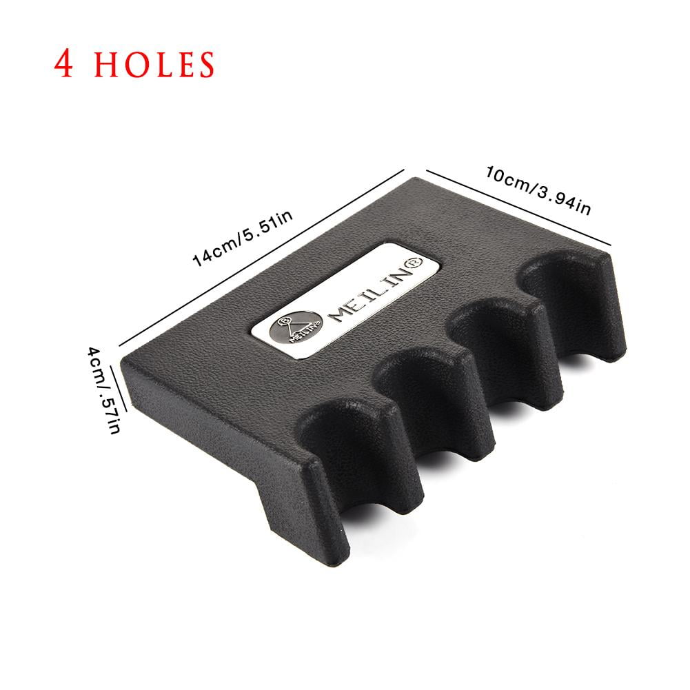 Portable Pool Cue Holder Billiard Snooker Stick Rod Rest Rack for 3/4 Cues 