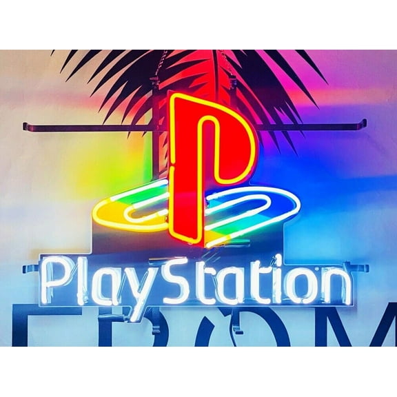 Queen Sense 20"x15" Sonys Playstations Neon Sign HD Vivid Printing Handmade Artwork Neon Light 120SPSVVD