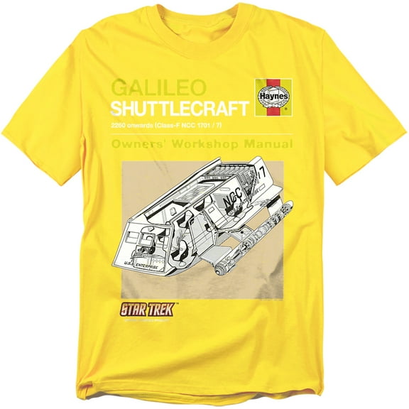 Star Trek - Shuttle Manual - Short Sleeve Shirt - Small