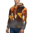 thumbnail image 3 of Lsque Pikmin Pattern Casual Men's Hoodie,Hooded Sweatshirt with Kangaroo Pocket,Pullover Hoodie-4X-Large, 3 of 8