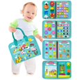 thumbnail image 1 of Juguete Montessori Busy Board Walenty para niños pequeños de 1 a 4 años, Green Farm, 1 of 6