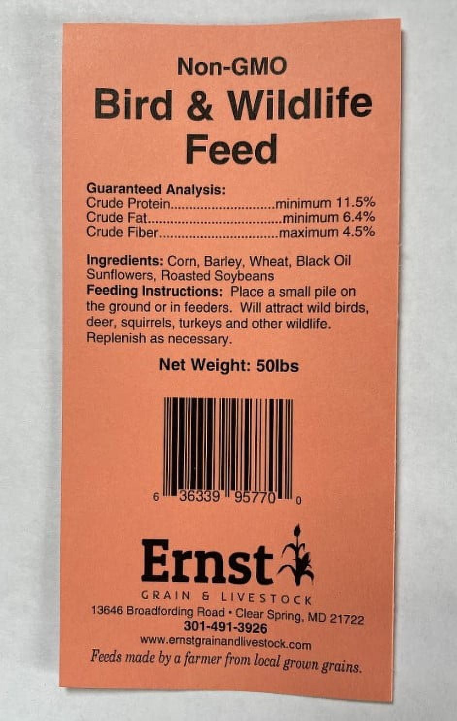 Bird & Wildlife Feed, Non-GMO – 25lbs – Perfect feed for deer, ducks, squirrels, turkeys, rabbits, geese, and more!