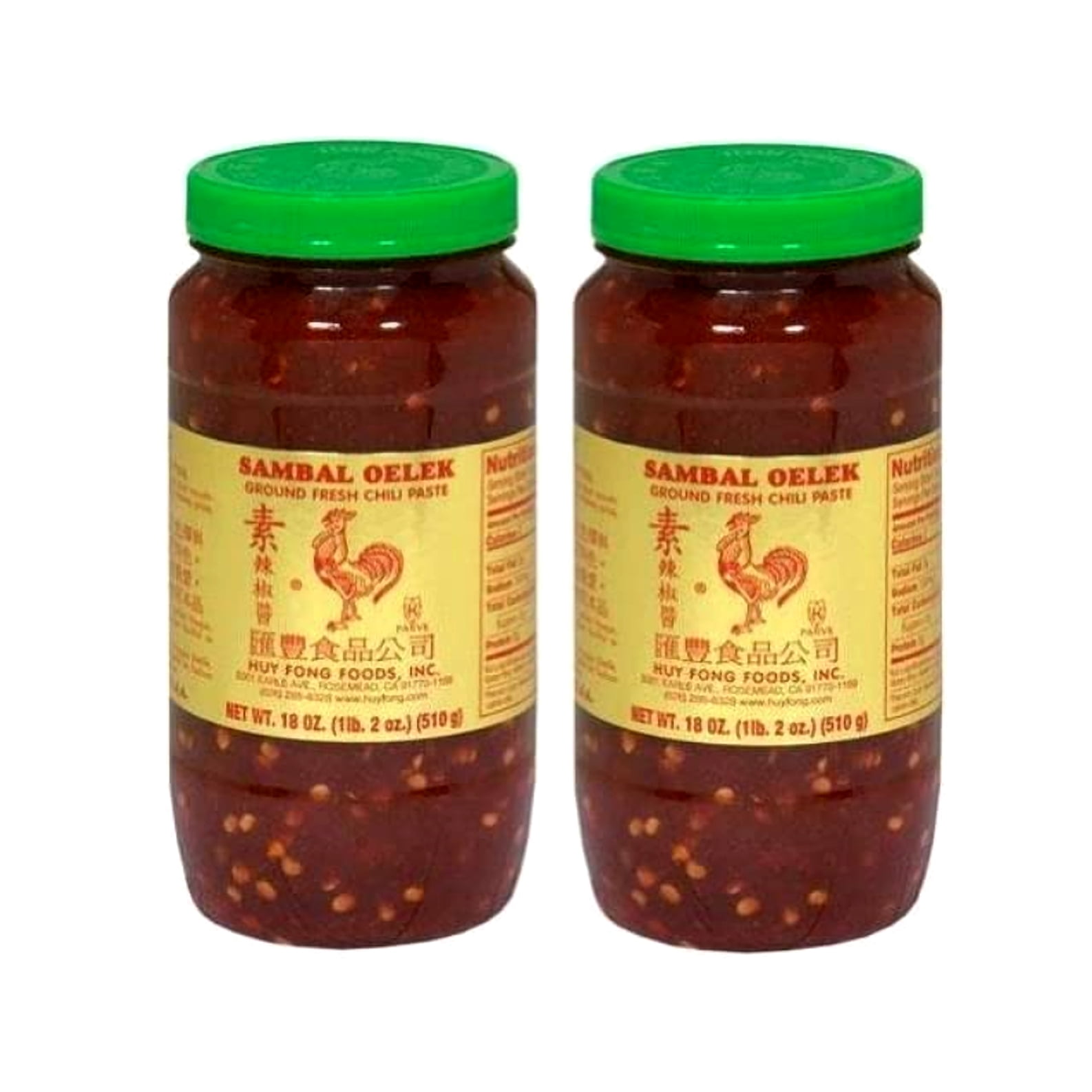 Huy Fong Foods Sambal Oelek Ground Fresh Chili Paste, 18 oz