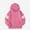 Pink, variant on HAOTAGS Kids Hooded Sweatshirt (5-14) Winter Fleece-lined Zipper Warm Jacket Hot Pink Size 9