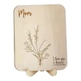 thumbnail image 2 of DOLITY Mother's Day Sign Craft Home Decor Decoration for Desktop Living Room Indoor, 2 of 8