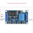thumbnail image 4 of LED Display Delay On Off Relay Module Trigger Cycle Delay Timer Switch for Home Automation, 4 of 7