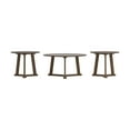 thumbnail image 4 of 3-Piece Round Occasional Table Set Natural Walnut, 4 of 7