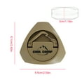 thumbnail image 3 of Camping Tent Magnetic Hook Outdoor Tent Canopy Hanging Buckle Hook (Khaki), 3 of 8