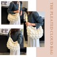thumbnail image 6 of Kukuzhu Quilted Tote Bag for Women, Soft Puffer Tote Bag Lightweight Designer Cloud Pleated Hobo Bags Crossbody, 6 of 7