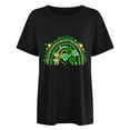 thumbnail image 2 of QIPOPIQ T-Shirts à Manches Courtes pour Femmes à Col Rond T-Shirts de la Saint-Patrick T-Shirt pour Dames T-Shirt Shamrock T-Shirt Vert T-Shirts de la Saint-Patrick T-Shirts Amples Léopard T-Shirts de Fête T-Shirts Graphiques Aubaines, 2 of 4