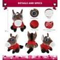 thumbnail image 4 of DolliBu I Love You Sparkling Big Eye Horse Plush Stuffed Animal - 8 inches, 4 of 6