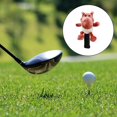 thumbnail image 6 of Golf Club Headcover Wood Driver Head Cover Sleeve for Golf Bag Accessories Birthday Gifts - Red hippopotamus, 6 of 8