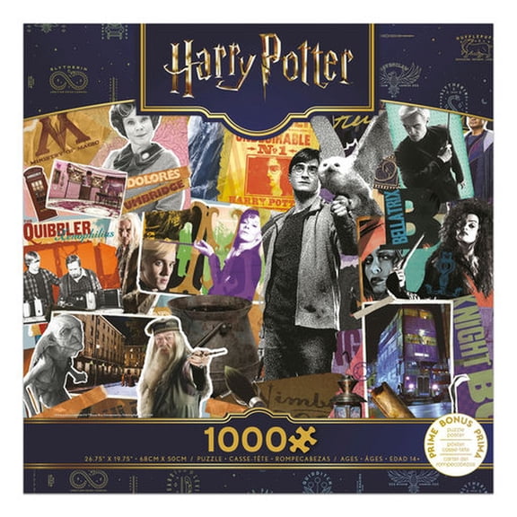 Ceaco Harry Potter Collage 1000-Piece Interlocking Jigsaw Puzzle for Adults Ages 14