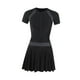 thumbnail image 2 of Traje de baño de 1 pieza con cintura ceñida, moderno, cuello redondo y almohadillas para el pecho, para mujer M, 2 of 9
