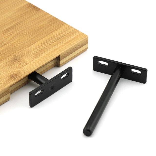 Soporte de estante flotante de 4 piezas, soporte de estante invisible de metal, soporte de estante oculto de servicio pesado, soporte de estante de madera invisible ZefeiWu 8390611565398