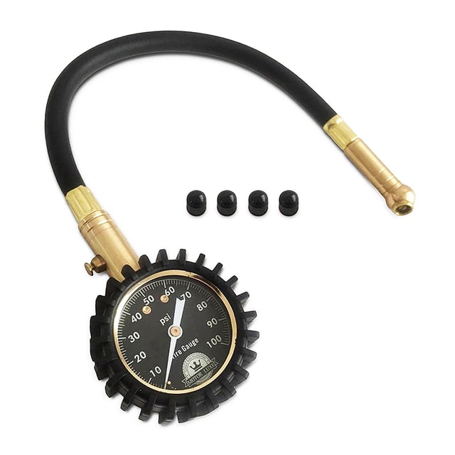 SHISUYAN 1 Set Motorcycle Tire Pressure Gauge Heavy Duty Design For Harsh Conditions And Night Use