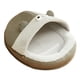 thumbnail image 5 of Cama cueva para mascotas, nido semicerrado para gatos, lavable, cálido, antideslizante, suave, tienda de campaña para gatos pequeños, cachorros y , Gris, 5 of 9