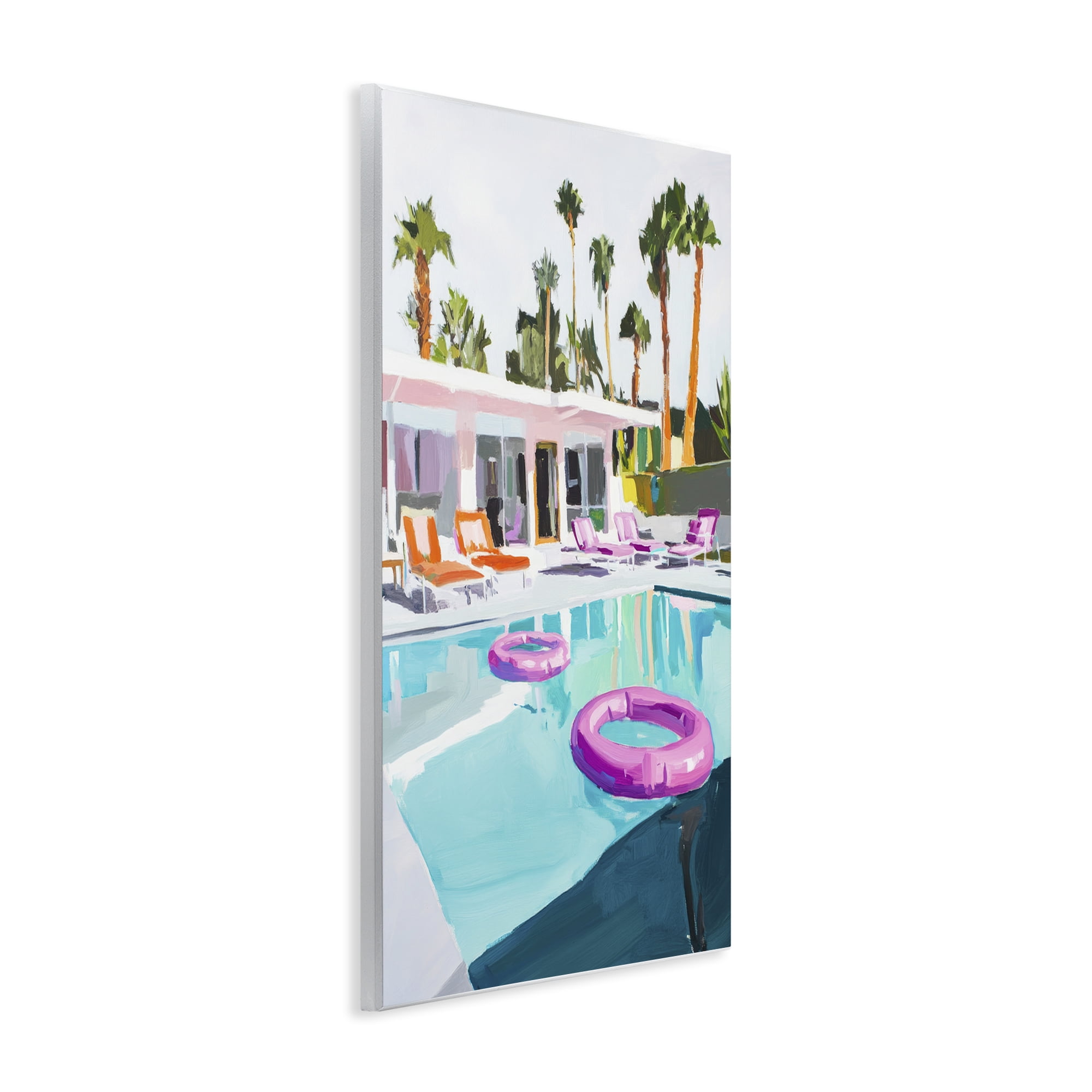Stupell Industries Palm Springs Poolside Impression Wall Plaque Art, design by Sisi and Seb