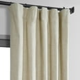 thumbnail image 3 of Natural Light Beige Vintage Thermal Cross Linen Weave Blackout Curtain (1 Panel), Natural Light Beige, 50W X 108L, 3 of 9