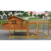 86 Large Solid Wood Chicken Coop House Run Cage Nesting Box
