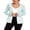 Clear Blue, variant on Pinspark Women's UPF 50+ Sun Protection Hoodie Jacket Cooling Long Sleeve Athletic Running Shirt Lightweight Full Zip Workout Top for Hiking Travel