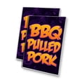 thumbnail image 1 of BBQ Pulled Pork (24" X 36") 4mm Corrugated Plastic Panel, Graphics Applied To 1 Side (Pk of 2), 1 of 4