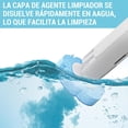 thumbnail image 3 of Cepillo de Inodoro Desechable, 2 Mango de Plástico y 48 Cabezales de Repuesto, Escobilla para Inodoro de Limpieza Profunda, Cepillo para Baño Multifuncional sin Dañar Esmalte, 3 of 4