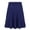 Navy_Blue, variant on TiaoBug Big Girls Knee Length Skater Skirts Solid Color A-Line Full Circle Stretchy Skirt for Party Black 6