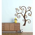 thumbnail image 2 of Brown Tree Wall Decal with Rust Leaves Wall Stickers Art, 2 of 6