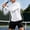 White, variant on Fengqque Men's Solid Color 1/4 Zip Long Sleeve Athletic Shirts Stretch Quick Dry Lightweight Fitness Top for Outdoor Sports White XL